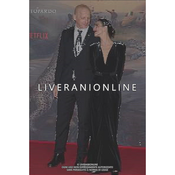 Roma - 03/03/2025 Red Carpet per la premiere della Serie TV Netflix IL GATTOPARDO nella foto: Astrid Meloni - Stefano Sardo  ANDREA BRACAGLIA- AG ALDO LIVERANI SAS
