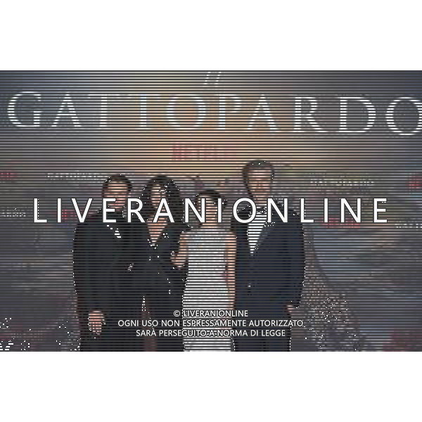Roma - 03/03/2025 Red Carpet per la premiere della Serie TV Netflix IL GATTOPARDO nella foto: Saul Nanni - Deva Cassel - Benedetta Porcaroli - Kim Rossi Stuart  ANDREA BRACAGLIA- AG ALDO LIVERANI SAS