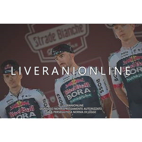 07-03-2025 Presentazione Squadre Strade Bianche 2025; 2025, Red Bull - Bora Hansgrohe; Moscon, Gianni; Siena; foto stefano sirotti-ag aldo liverani sas