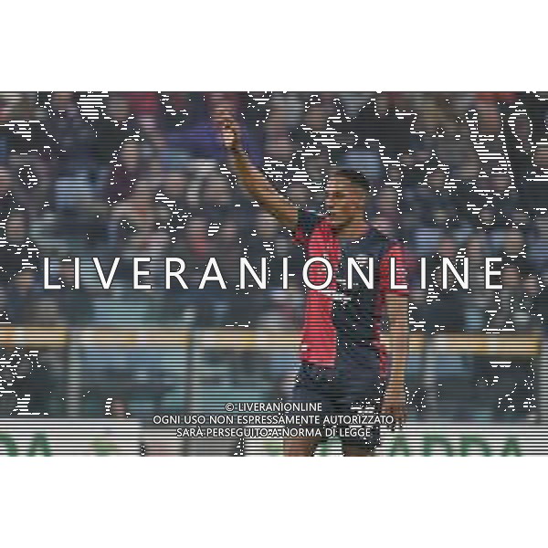 7-3-2025. Cagliari calcio-Genoa C.F.C., 28° giornata Serie A calcio Italia 2024/2025, stadio Unipol Domus Cagliari. Foto Salvatore Moi/Agenzia Aldo Liverani s.as. Nella foto: Yerry Mina Cagliari ©MOI SALVATORE - AGENZIA ALDO LIVERANI SAS