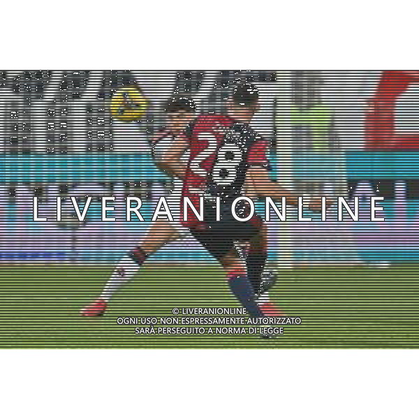 7-3-2025. Cagliari calcio-Genoa C.F.C., 28° giornata Serie A calcio Italia 2024/2025, stadio Unipol Domus Cagliari. Foto Salvatore Moi/Agenzia Aldo Liverani s.as. Nella foto: Gabriele Zappa Cagliari ©MOI SALVATORE - AGENZIA ALDO LIVERANI SAS