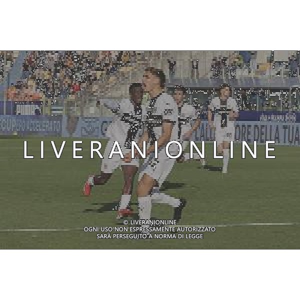 Mateo Pellegrino of Parma AC celebrates after scoring goal during Parma Calcio vs Torino FC, 28° Serie A Enilive 2024-25 game at Ennio Tardini stadium in Parma (PR), Italy, on March 08, 2025. (Photo by Davide Casentini) AG ALDO LIVERANI SAS