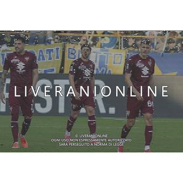 Ché Adams of Torino FC celebrates after scoring goal during Parma Calcio vs Torino FC, 28° Serie A Enilive 2024-25 game at Ennio Tardini stadium in Parma (PR), Italy, on March 08, 2025. (Photo by Davide Casentini) AG ALDO LIVERANI SAS