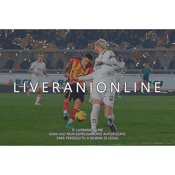 TVEM March 8, 2025 Lecce, Italy - US Lecce vs AC Milan - Italian soccer serie A 2024/25 - Via Del Mare Stadium. In the pic: Nikola Krstovic of US Lecce scores a goal of 1-0 ©Emmanuele Mastrodonato - AGENZIA ALDO LIVERANI SAS