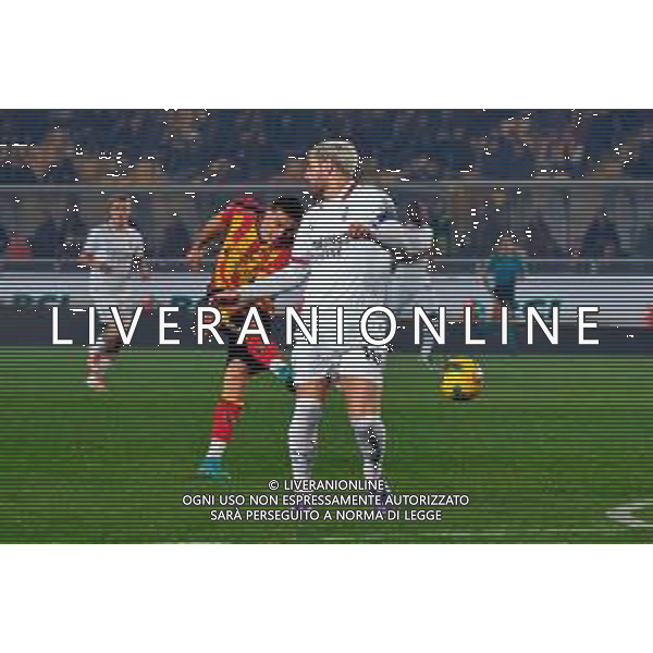 TVEM March 8, 2025 Lecce, Italy - US Lecce vs AC Milan - Italian soccer serie A 2024/25 - Via Del Mare Stadium. In the pic: Nikola Krstovic of US Lecce scores a goal of 1-0 ©Emmanuele Mastrodonato - AGENZIA ALDO LIVERANI SAS