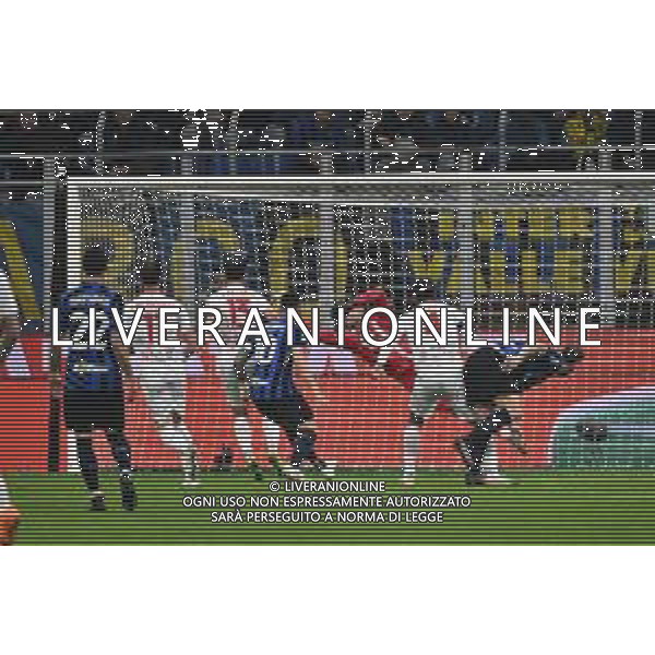 Inter vs Monza nella foto Marko Arnautovic (Inter) occasione da gol Milano 08-03-2025 Stadio Giuseppe Meazza - San Siro Campionato Serie A Enilive - 28a giornata foto Roberto Garavaglia/Agenzia Aldo Liverani sas