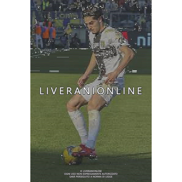 Matteo Cancellieri of Parma AC play the ball during Parma Calcio vs Torino FC, 28° Serie A Enilive 2024-25 game at Ennio Tardini stadium in Parma (PR), Italy, on March 08, 2025. (Photo by Davide Casentini) AG ALDO LIVERANI SAS