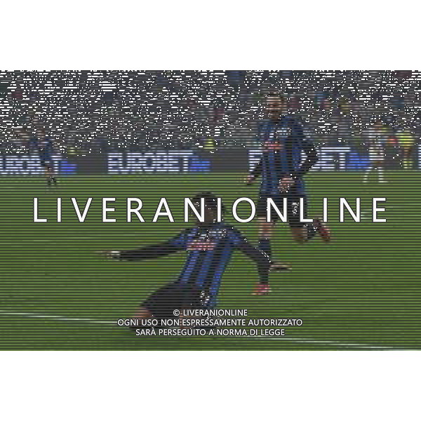 Torino 09.03.2025 Allianz Stadium @Manuela Viganti /Ag. Aldo Liverani sas Juventus vs Atalanta Campionato Calcio Serie A Enilive 2024/2025 28a giornata Nella foto: esultanza ademola lookman e davide zappacosta dopo il gol
