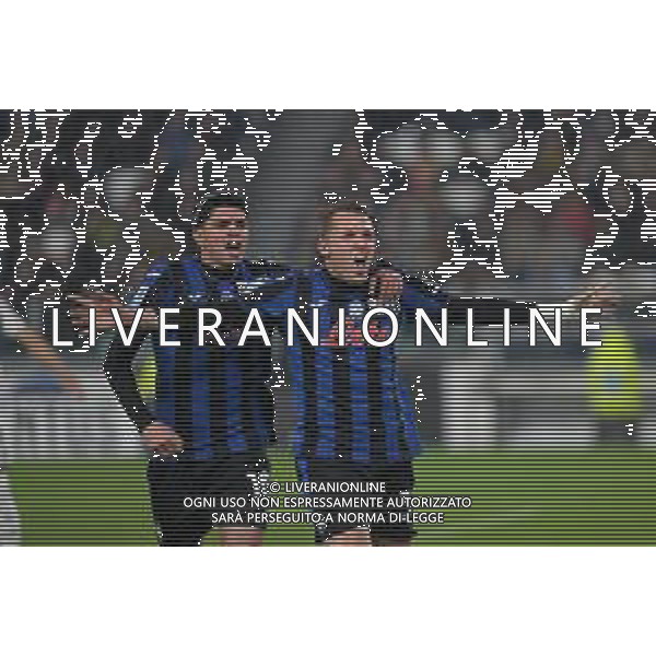 Torino 09.03.2025 Allianz Stadium @Manuela Viganti /Ag. Aldo Liverani sas Juventus vs Atalanta Campionato Calcio Serie A Enilive 2024/2025 28a giornata Nella foto: esultanza mateo retegui e raoul bellanova dopo il gol
