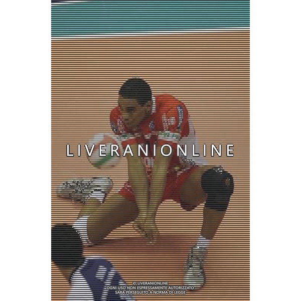 Forli\' 28/01/2006 Final Four Tim coppa italia Volley Sisley Treviso - Copra Berni Piacenza nella foto: Marshall leonell ph rosa/agenzia aldo liverani