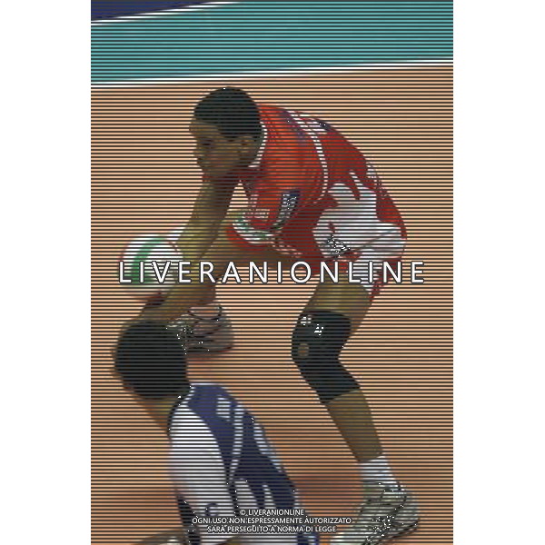 Forli\' 28/01/2006 Final Four Tim coppa italia Volley Sisley Treviso - Copra Berni Piacenza nella foto: Marshall leonell ph rosa/agenzia aldo liverani