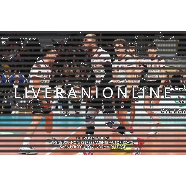 Reggio Calabria 09/03/2025 Volley Maschile Campionato serie A3. Domotek RC vs Sieco Service Ortona. In foto: Laganà Esposito e Soncin Domotek RC. Foto: Pasquale Garreffa Agenzia Liverani SAS