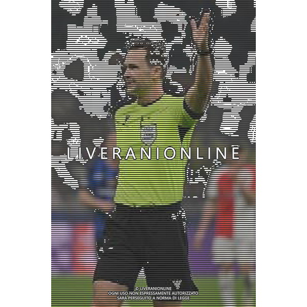 Inter vs Feyenoord nella foto l\'arbitro Ivan Kruzliak (SVK) Milano 11-03-2025 Stadio Giuseppe Meazza - San Siro UEFA Champions League ottavi di finale gara di ritorno foto Roberto Garavaglia/Agenzia Aldo Liverani sas