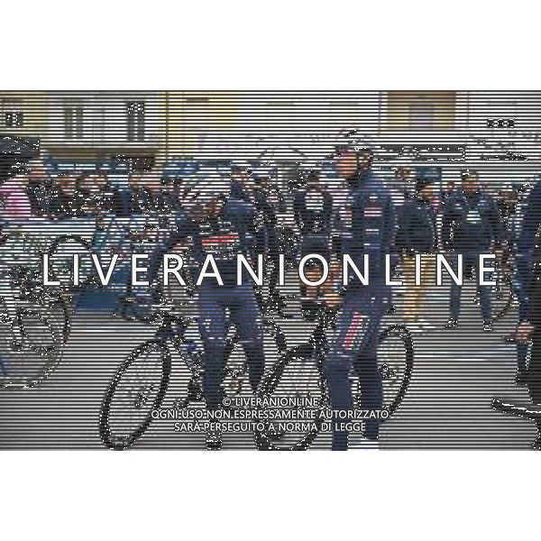 12-03-2025 Tirreno - Adriatico; Tappa 03 Follonica - Colfiorito; 2025, Soudal - Quick Step; Magnier, Paul; Landa Meana, Mikel; Follonica; foto stefano sirotti-ag aldo liverani sas