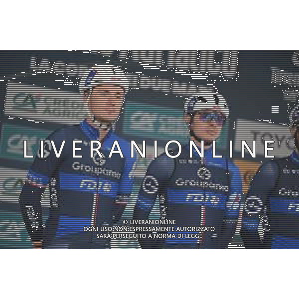 12-03-2025 Tirreno - Adriatico; Tappa 03 Follonica - Colfiorito; 2025, Groupama - Fdj; Madouas, Valentin; Gregoire, Romain; Follonica; foto stefano sirotti-ag aldo liverani sas
