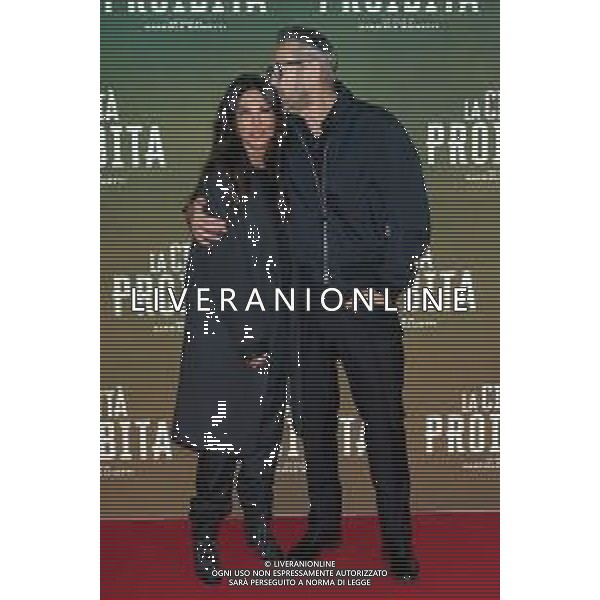 Roma - 12 Marzo 2025 Premiere del film LA CITTA’ PROIBITA Nella Foto: SABRINA FERILLI - MARCO GIALLINI  Andrea Bracaglia- AGENZIA ALDO LIVERANI SAS