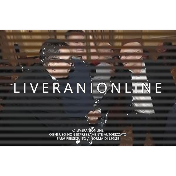 IMOLA 13 03 2025 una seduta straordinaria del Consiglio comunale dedicata al tema della sanita’, presente anche l\'assessore regionale alle Politiche per la salute Massimo Fabi. NELLA FOTO DA DESTRA ASSESSORE REGIONALE ALLA SANITA\' MASSIMO FABI, SINDACALISTA UIL SEGRETARIO GIUSEPPE RAGO E STEFANO MONI SEGRETARIO CGIL ©SANNA - AGENZIA ALDO LIVERANI SAS