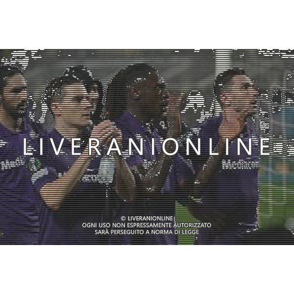 TVRG Fiorentina vs Panathinaikos nella foto esultanza finale Fiorentina Firenze 13-03-2025 Stadio Artemio Franchi UEFA Conference League ottavi di finale gara di ritorno foto Roberto Garavaglia/Agenzia Aldo Liverani sas