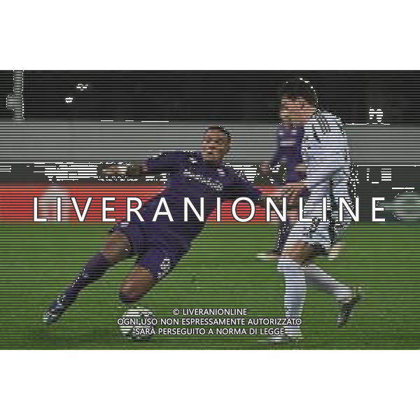 TVRG Fiorentina vs Panathinaikos nella foto Michael Folorunsho (Fiorentina) e Facundo Pellistri (Panathinaikos) Firenze 13-03-2025 Stadio Artemio Franchi UEFA Conference League ottavi di finale gara di ritorno foto Roberto Garavaglia/Agenzia Aldo Liverani sas