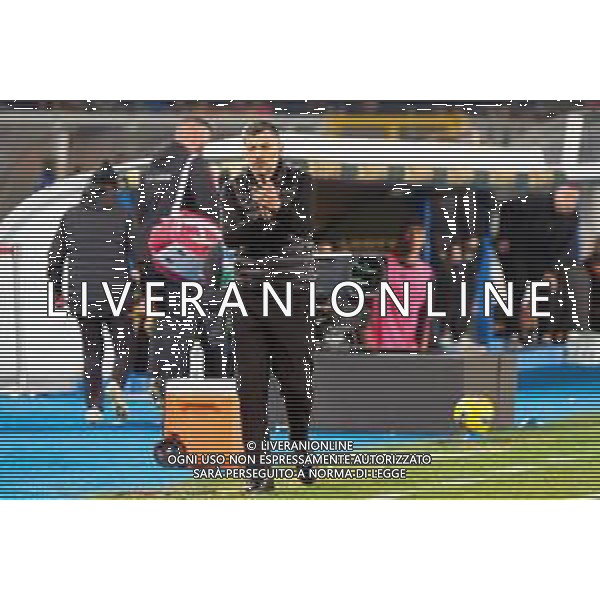 TVEM March 8, 2025 Lecce, Italy - US Lecce vs AC Milan - Italian soccer serie A 2024/25 - Via Del Mare Stadium. In the pic: coach Sergio Conceiçao of AC Milan foto emmanuele mastodonato-ag aldo liverani sas