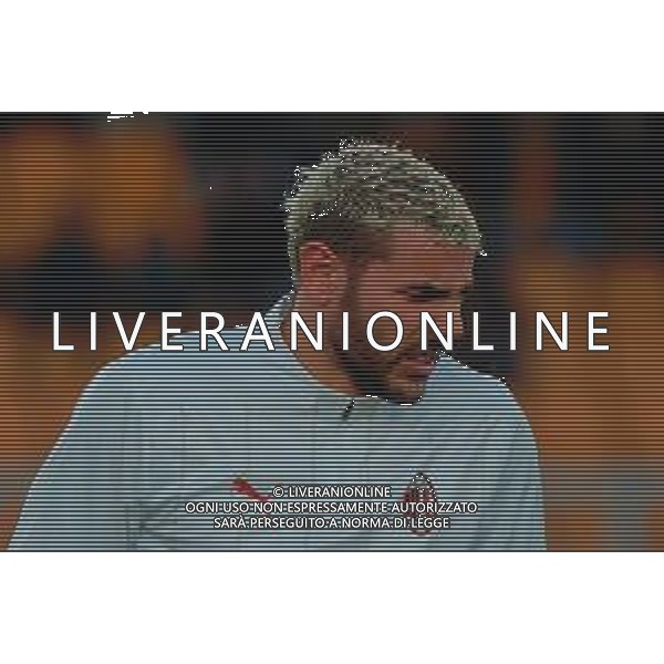 TVEM March 8, 2025 Lecce, Italy - US Lecce vs AC Milan - Italian soccer serie A 2024/25 - Via Del Mare Stadium. In the pic: Theo Hernandez of AC Milan foto emmanuele mastodonato-ag aldo liverani sas