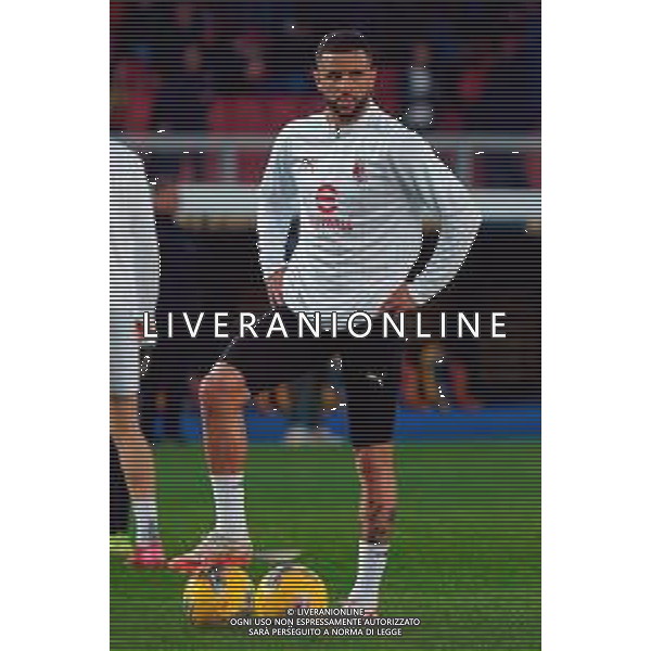 TVEM March 8, 2025 Lecce, Italy - US Lecce vs AC Milan - Italian soccer serie A 2024/25 - Via Del Mare Stadium. In the pic: Kyle Walker of AC Milan foto emmanuele mastodonato-ag aldo liverani sas
