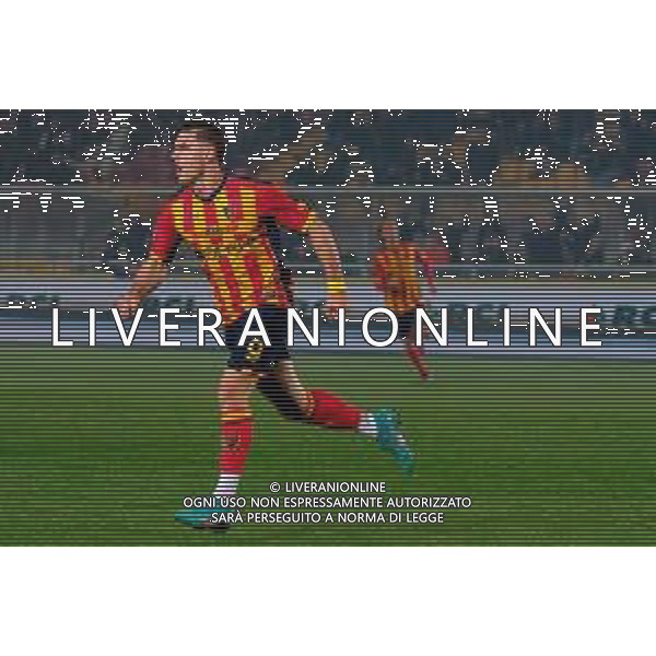 TVEM March 8, 2025 Lecce, Italy - US Lecce vs AC Milan - Italian soccer serie A 2024/25 - Via Del Mare Stadium. In the pic: Nikola Krstovic of US Lecce celebrates after scoring a goal foto emmanuele mastodonato-ag aldo liverani sas
