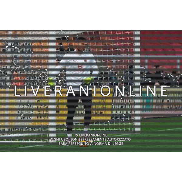 TVEM March 8, 2025 Lecce, Italy - US Lecce vs AC Milan - Italian soccer serie A 2024/25 - Via Del Mare Stadium. In the pic: Marco Sportiello of AC Milan foto emmanuele mastodonato-ag aldo liverani sas