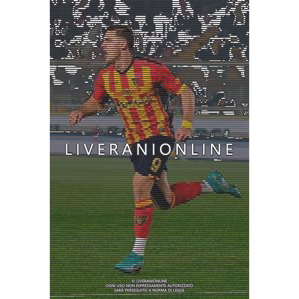 TVEM March 8, 2025 Lecce, Italy - US Lecce vs AC Milan - Italian soccer serie A 2024/25 - Via Del Mare Stadium. In the pic: Nikola Krstovic of US Lecce celebrates after scoring a goal foto emmanuele mastodonato-ag aldo liverani sas