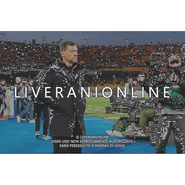 TVEM March 8, 2025 Lecce, Italy - US Lecce vs AC Milan - Italian soccer serie A 2024/25 - Via Del Mare Stadium. In the pic: coach Sergio Conceiçao of AC Milan foto emmanuele mastodonato-ag aldo liverani sas