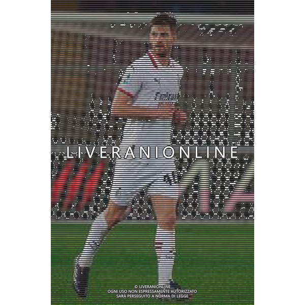 TVEM March 8, 2025 Lecce, Italy - US Lecce vs AC Milan - Italian soccer serie A 2024/25 - Via Del Mare Stadium. In the pic: Matteo Gabbia of AC Milan foto emmanuele mastodonato-ag aldo liverani sas