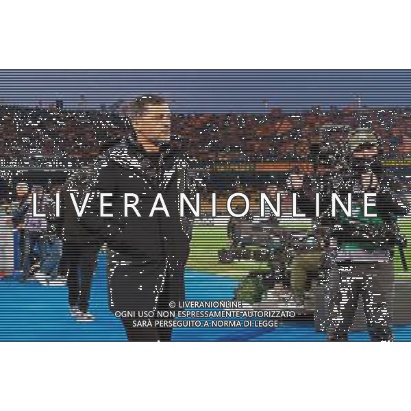 TVEM March 8, 2025 Lecce, Italy - US Lecce vs AC Milan - Italian soccer serie A 2024/25 - Via Del Mare Stadium. In the pic: coach Sergio Conceiçao of AC Milan foto emmanuele mastodonato-ag aldo liverani sas