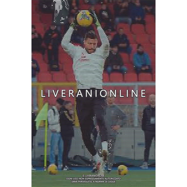 TVEM March 8, 2025 Lecce, Italy - US Lecce vs AC Milan - Italian soccer serie A 2024/25 - Via Del Mare Stadium. In the pic: Marco Sportiello of AC Milan foto emmanuele mastodonato-ag aldo liverani sas