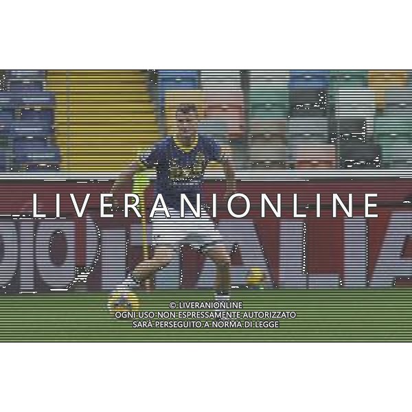 Pawel Dawidowicz of Hellas Verona FC play the ball during Udinese Calcio vs Hellas Verona FC, 29° Serie A Enilive 2024-25 game at Bluenergy stadium in Udine (UD), Italy, on March 15, 2025. (Photo by Davide Casentini) - AGENZIA ALDO LIVERANI SAS