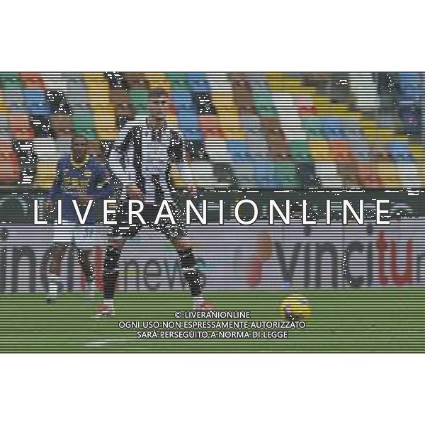 Lorenzo Lucca of Udinese FC play the ball during Udinese Calcio vs Hellas Verona FC, 29° Serie A Enilive 2024-25 game at Bluenergy stadium in Udine (UD), Italy, on March 15, 2025. (Photo by Davide Casentini) - AGENZIA ALDO LIVERANI SAS