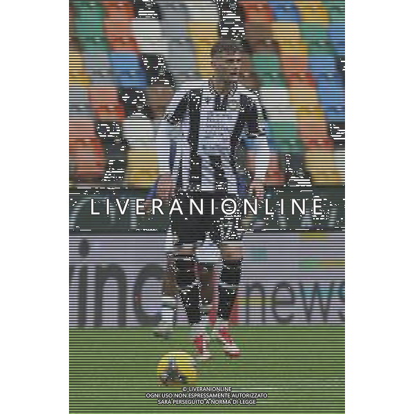 Lorenzo Lucca of Udinese FC play the ball during Udinese Calcio vs Hellas Verona FC, 29° Serie A Enilive 2024-25 game at Bluenergy stadium in Udine (UD), Italy, on March 15, 2025. (Photo by Davide Casentini) - AGENZIA ALDO LIVERANI SAS