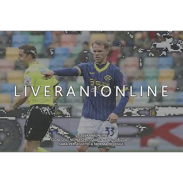 Ondrej Duda of Hellas Verona FC gestures during Udinese Calcio vs Hellas Verona FC, 29° Serie A Enilive 2024-25 game at Bluenergy stadium in Udine (UD), Italy, on March 15, 2025. (Photo by Davide Casentini) - AGENZIA ALDO LIVERANI SAS