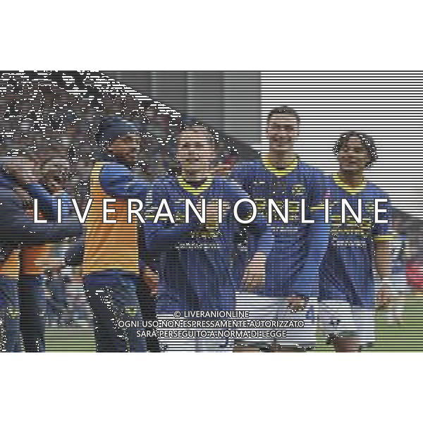 Ondrej Duda of Hellas Verona FC celebrates after scoring during Udinese Calcio vs Hellas Verona FC, 29° Serie A Enilive 2024-25 game at Bluenergy stadium in Udine (UD), Italy, on March 15, 2025. (Photo by Davide Casentini) - AGENZIA ALDO LIVERANI SAS