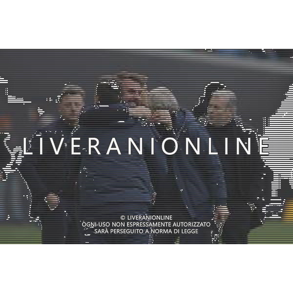 Paolo Zanetti Head Coach of Hellas Verona FC celebrate the victory at the end of Udinese Calcio vs Hellas Verona FC, 29° Serie A Enilive 2024-25 game at Bluenergy stadium in Udine (UD), Italy, on March 15, 2025. (Photo by Davide Casentini)- AGENZIA ALDO LIVERANI SAS