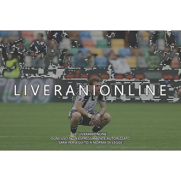 Iker Bravo of Udinese FC expresses disappointment at the end of Udinese Calcio vs Hellas Verona FC, 29° Serie A Enilive 2024-25 game at Bluenergy stadium in Udine (UD), Italy, on March 15, 2025. (Photo by Davide Casentini)- AGENZIA ALDO LIVERANI SAS