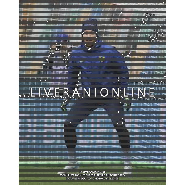 Simone Perilli of Hellas Verona FC during Udinese Calcio vs Hellas Verona FC, 29° Serie A Enilive 2024-25 game at Bluenergy stadium in Udine (UD), Italy, on March 15, 2025. (Photo by Davide Casentini)- AGENZIA ALDO LIVERANI SAS