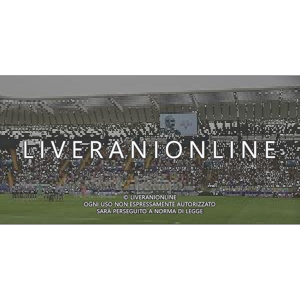 1 minute of silence in memory of Bruno Pizzzul before starting Udinese Calcio vs Hellas Verona FC, 29° Serie A Enilive 2024-25 game at Bluenergy stadium in Udine (UD), Italy, on March 15, 2025. (Photo by Davide Casentini)- AGENZIA ALDO LIVERANI SAS