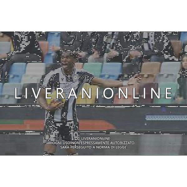 Kingsley Ehizibue of Udinese FC gestures during Udinese Calcio vs Hellas Verona FC, 29° Serie A Enilive 2024-25 game at Bluenergy stadium in Udine (UD), Italy, on March 15, 2025. (Photo by Davide Casentini)- AGENZIA ALDO LIVERANI SAS