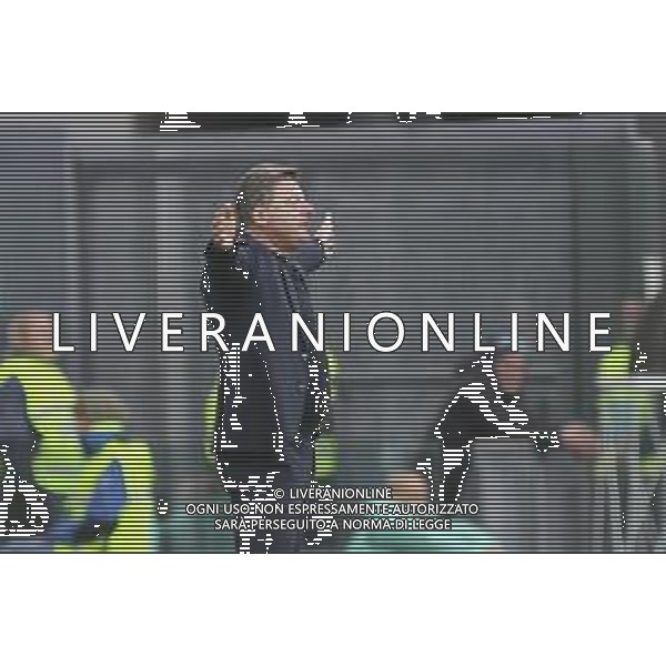 Kosta Runjaic Head Coach of Udinese FC gestures during Udinese Calcio vs Hellas Verona FC, 29° Serie A Enilive 2024-25 game at Bluenergy stadium in Udine (UD), Italy, on March 15, 2025. (Photo by Davide Casentini)- AGENZIA ALDO LIVERANI SAS
