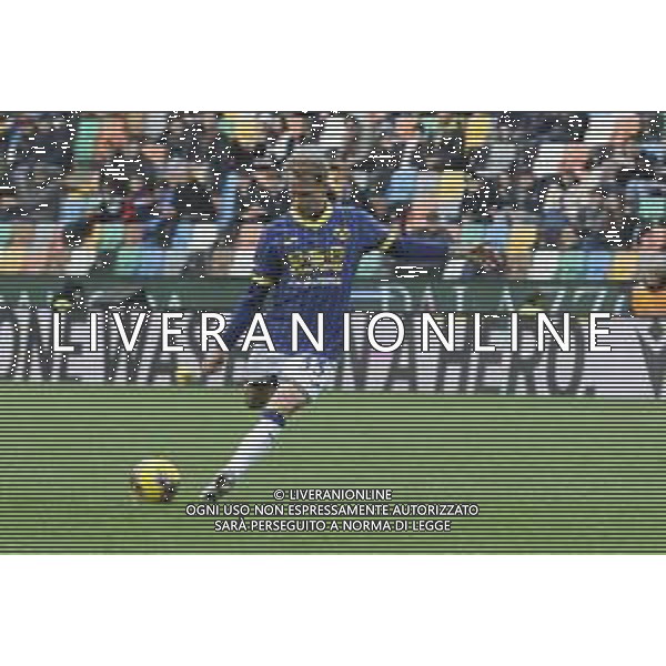 Ondrej Duda of Hellas Verona FC scores a goal during Udinese Calcio vs Hellas Verona FC, 29° Serie A Enilive 2024-25 game at Bluenergy stadium in Udine (UD), Italy, on March 15, 2025. (Photo by Davide Casentini)- AGENZIA ALDO LIVERANI SAS