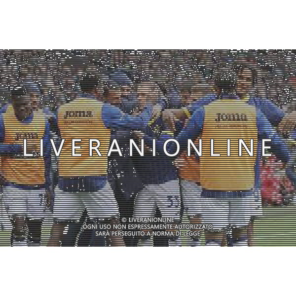 Ondrej Duda of Hellas Verona FC celebrates after scoring goal during Udinese Calcio vs Hellas Verona FC, 29° Serie A Enilive 2024-25 game at Bluenergy stadium in Udine (UD), Italy, on March 15, 2025. (Photo by Davide Casentini)- AGENZIA ALDO LIVERANI SAS