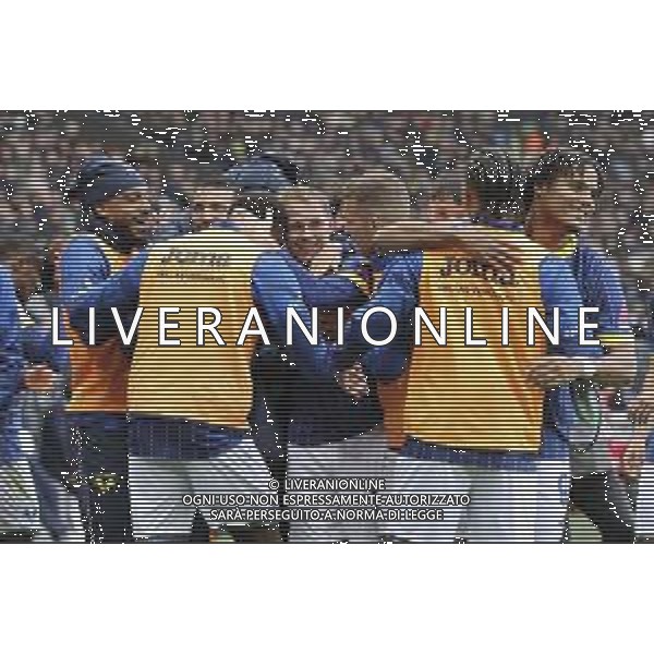 Ondrej Duda of Hellas Verona FC celebrates after scoring goal during Udinese Calcio vs Hellas Verona FC, 29° Serie A Enilive 2024-25 game at Bluenergy stadium in Udine (UD), Italy, on March 15, 2025. (Photo by Davide Casentini)- AGENZIA ALDO LIVERANI SAS