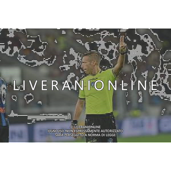 TVAF-Bergamo 16.03.2025 Gewiss Stadium ©Alessandro Falzone/Agenzia Aldo Liverani Atalanta vs Inter Campionato Calcio Serie A Enilive 2024/2025 29a giornata Nella foto: arbitro massa ©FALZONE - AGENZIA ALDO LIVERANI SAS