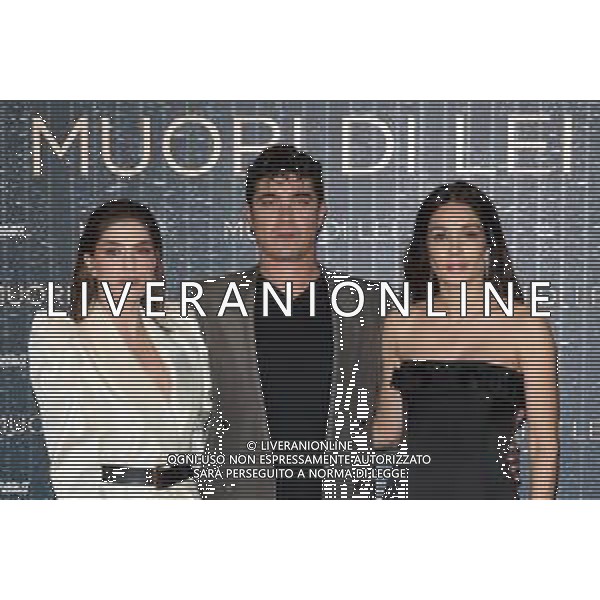 Roma - 18 Marzo 2025 Premiere del film MUORI DI LEI Nella Foto: Maria Chiara Giannetta, Riccardo Scamarcio, Mariela Garriga  Andrea Bracaglia- AGENZIA ALDO LIVERANI SAS