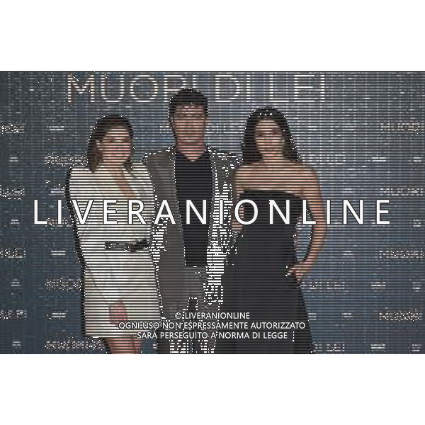 Roma - 18 Marzo 2025 Premiere del film MUORI DI LEI Nella Foto: Maria Chiara Giannetta, Riccardo Scamarcio, Mariela Garriga  Andrea Bracaglia- AGENZIA ALDO LIVERANI SAS